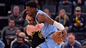 Klay Thompson vs Memphis Grizzlies (Photo by Justin Ford/Getty Images)