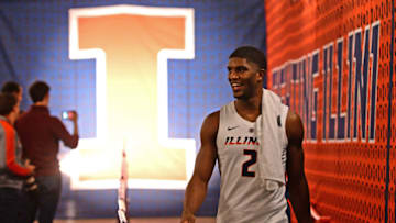 CHAMPAIGN, IL - JANUARY 16: Fans look on as Illinois Fighting Illini forward Kipper Nichols (2) walks down the hallway to the locker room at the conclusion of the Big Ten Conference college basketball game between the Minnesota Golden Gophers and the Illinois Fighting Illini on January 16, 2019, at the State Farm Center in Champaign, Illinois. (Photo by Michael Allio/Icon Sportswire via Getty Images)