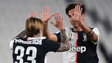 Juventus, Paulo Dybala, Federico Bernardeschi (Photo by MIGUEL MEDINA/AFP via Getty Images)