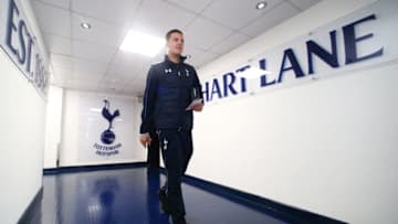 LONDON, ENGLAND - APRIL 25: Kevin Wimmer of Tottenham Hotspur arrives at the stadium prior to kickoff during the Barclays Premier League match between Tottenham Hotspur and West Bromwich Albion at White Hart Lane on April 25, 2016 in London, England. (Photo by Tottenham Hotspur FC/Tottenham Hotspur FC via Getty Images)