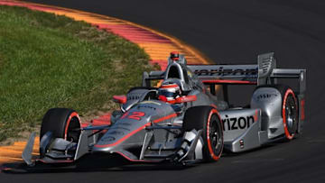 Will Power on track at Watkins Glen International. Power will race in the IndyCar season finale on Sept. 18.