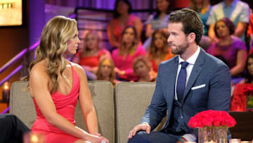 THE BACHELORETTE - "The Bachelorette: Season Finale Part 2" - America watched live on Monday night as a heartbroken Hannah said goodbye to one more man. Now, she must put everything on the line with her final two bachelors to see if she will be with her soul mate at the end of her journey on night two of the two-night, live special season finale event on "The Bachelorette," TUESDAY, JULY 30 (8:00-10:01p.m. EDT), on ABC. (ABC/John Fleenor)HANNAH BROWN, JED