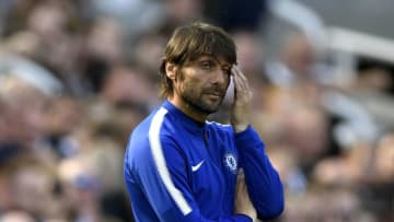 NEWCASTLE UPON TYNE, ENGLAND - MAY 13: Antonio Conte, Manager of Chelsea reacts during the Premier League match between Newcastle United and Chelsea at St. James Park on May 13, 2018 in Newcastle upon Tyne, England. (Photo by Stu Forster/Getty Images)
