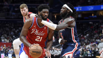 Joel Embiid Sixers (Photo by G Fiume/Getty Images)