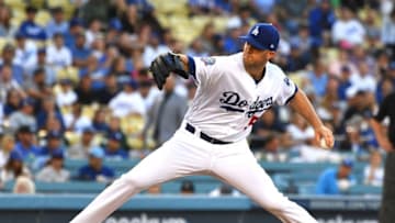 LOS ANGELES, CA - JUNE 27: Alex Wood #57 of the Los Angeles Dodgers pitches in the first inning of the game against the Chicago Cubs at Dodger Stadium on June 27, 2018 in Los Angeles, California. (Photo by Jayne Kamin-Oncea/Getty Images)