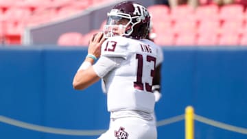 Haynes King, Texas A&M football (Photo by Michael Ciaglo/Getty Images)