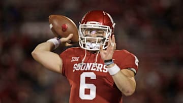 NORMAN, OK - NOVEMBER 11: Quarterback Baker Mayfield