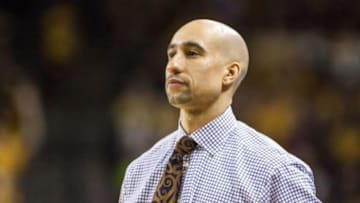 Jan 3, 2014; Richmond, VA, USA; Virginia Commonwealth Rams head coach Shaka Smart during the game against the Stony Brook Seawolves at Stuart C. Siegel Center. Mandatory Credit: Peter Casey-USA TODAY Sports