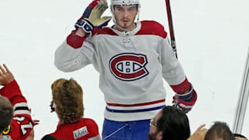 Nov 25, 2022; Chicago, Illinois, USA; Montreal Canadiens center Kirby Dach Mandatory Credit: David Banks-USA TODAY Sports