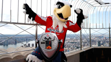 Slapshot, Washington Capitals (Photo by John Lamparski/Getty Images for Empire State Realty Trust)