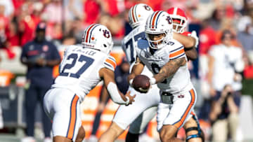 A soon-to-be junior skill player on the Auburn football offense is set to start under new Tigers head coach Hugh Freeze in 2023 (Photo by Steve Limentani/ISI Photos/Getty Images)
