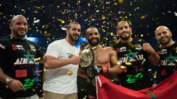 The crowing of Brave CF Lightweight champion, Moroccan fighter, Ottman Azaitar at Brave CF 9.
