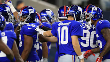 ARLINGTON, TX - SEPTEMBER 10: Eli Manning