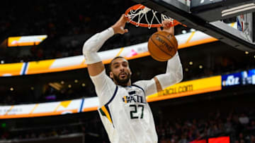 Rudy Gobert, Utah Jazz.(Photo by Alex Goodlett/Getty Images)