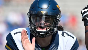 LAWRENCE, KS - SEPTEMBER 23: Quarterback Will Grier