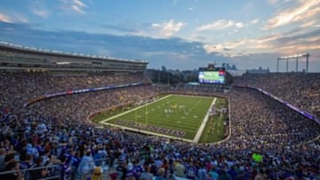 Aug 8, 2014; Minneapolis, MN, USA; A general view of TCF Bank Stadium during the second quarter between the Minnesota Vikings and the Oakland Raiders. Mandatory Credit: Brace Hemmelgarn-USA TODAY Sports