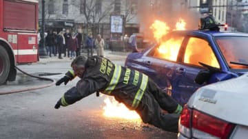 CHICAGO FIRE -- "The Plunge" Episode 713 -- Pictured: David Eigenberg as Christopher Herrmann -- (Photo by: Elizabeth Morris)