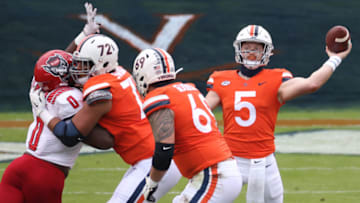 Oct 10, 2020; Charlottesville, Virginia, USA; Mandatory Credit: Geoff Burke-USA TODAY Sports