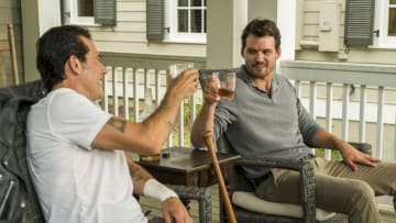 Jeffrey Dean Morgan as Negan, Austin Nichols as Spencer Monroe - The Walking Dead _ Season 7, Episode 8 - Photo Credit: Gene Page/AMC