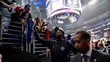 Paul George, LA Clippers fans (Photo by Kevork Djansezian/Getty Images)