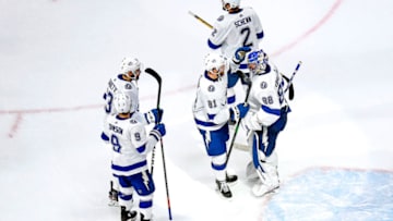 Andrei Vasilevskiy #88 and the Tampa Bay Lightning (Photo by Bruce Bennett/Getty Images)