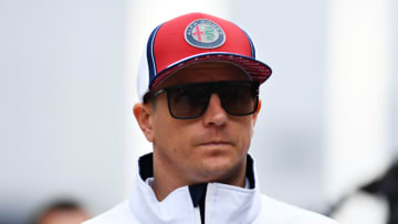 SOCHI, RUSSIA - SEPTEMBER 26: Kimi Raikkonen of Finland and Alfa Romeo Racing walks in the Paddock during previews ahead of the F1 Grand Prix of Russia at Sochi Autodrom on September 26, 2019 in Sochi, Russia. (Photo by Clive Mason/Getty Images)