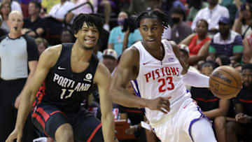 Jaden Ivy #23 of the Detroit Pistons (Photo by Ethan Miller/Getty Images)