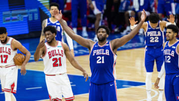 Joel Embiid, Chicago Bulls Mandatory Credit: Bill Streicher-USA TODAY Sports