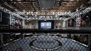 LAS VEGAS, NV - JULY 25: A general view of the Octagon during Dana White's Tuesday Night Contender Series at the TUF Gym on July 25, 2017 in Las Vegas, Nevada. (Photo by Brandon Magnus/DWTNCS)