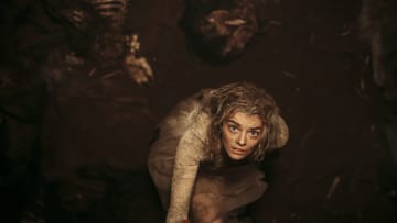 Samara Weaving in the film READY OR NOT. Photo by Eric Zachanowich. © 2019 Twentieth Century Fox Film Corporation All Rights Reserved