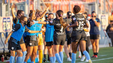 Sky Blue FC, Houston Dash (Photo by Bryan Byerly/ISI Photos/Getty Images).