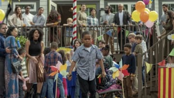 Photo: Alisha Wainwright, Ja'Siah Young, Jason Ritter.. Raising Dion: Season 1.. Steve Dietl/Netflix
