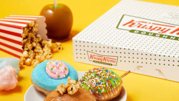 Krispy Kreme Carnival Doughnuts. Image courtesy Krispy Kreme