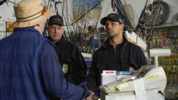 "Flight Plan" -- The NCIS team investigates an F-18 crash and the subsequent disappearance of the pilot who operated the aircraft. Also, McGee reluctantly discusses a very personal decision with his teammates, on NCIS, Tuesday, Jan. 14 (8:00-9:00 PM, ET/PT) on the CBS Television Network. Pictured: Mark Harmon as NCIS Special Agent Leroy Jethro Gibbs, Wilmer Valderrama as NCIS Special Agent Nicholas "Nick" Torres. Photo: Cory Osborne/CBS ©2019 CBS Broadcasting, Inc. All Rights Reserved.