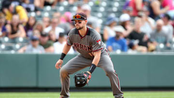 Kansas City Royals free agent signee Chris Owings #16 (Photo by Rob Leiter/MLB Photos via Getty Images)