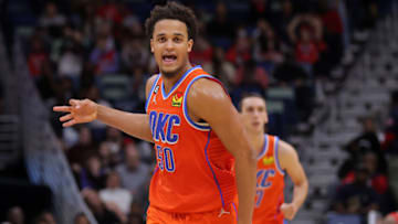 Jeremiah Robinson-Earl #50 of the Oklahoma City Thunder. (Photo by Jonathan Bachman/Getty Images)