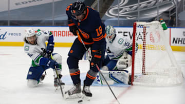 James Neal #18, Edmonton Oilers (Photo by Codie McLachlan/Getty Images)