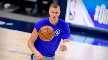 Kristaps Porzingis, Chicago Bulls Mandatory Credit: Jerome Miron-USA TODAY Sports