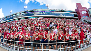 Arkansas Football fans (Photo by Wesley Hitt/Getty Images)