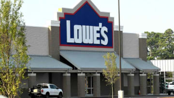 The new Lowes in the Leland Town Center is getting closer to completion Wednesday June 28, 2023. Lowes is proposed to have a 113,860 square-foot store and a 27,720 square foot garden center when complete. [KEN BLEVINS/STARNEWS]