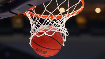 HARTFORD, CONNECTICUT - MARCH 21: The ball goes through the basket in the first half between the Villanova Wildcats and the Saint Mary's Gaels during the first round of the 2019 NCAA Men's Basketball Tournament at XL Center on March 21, 2019 in Hartford, Connecticut. (Photo by Maddie Meyer/Getty Images)