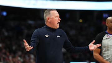 Denver Nuggets heat coach Michael Malone Credit: Ron Chenoy-USA TODAY Sports