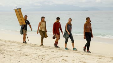 "The Past Will Eat You Alive" - John "JP" Hilsabeck, Roark Luskin, Ryan Ulrich, Chrissy Hofbeck and Ali Elliott on the fifth episode of SURVIVOR 35, themed Heroes vs. Healers vs. Hustlers, airing Wednesday, October 25 (8:00-9:00 PM, ET/PT) on the CBS Television Network. Photo: Robert Voets/CBS ÃÂ©2017 CBS Broadcasting Inc. All Rights Reserved