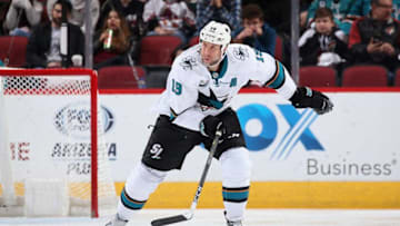 Joe Thornton #19 of the San Jose Sharks. (Photo by Christian Petersen/Getty Images)
