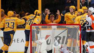 NASHVILLE, TN - OCTOBER 10: Filip Forsberg