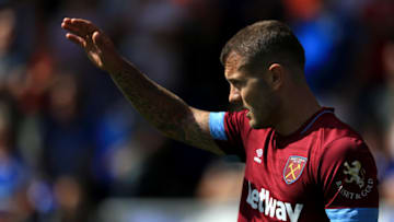 IPSWICH, ENGLAND - JULY 28: Jack Wilshere of West Ham United during the pre-season friendly match between Ipswich Town and West Ham United at Portman Road on July 28, 2018 in Ipswich, England. (Photo by Stephen Pond/Getty Images)