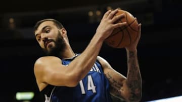 The Minnesota Timberwolves could trade center Nikola Pekovic to play Gorgui Dieng but they could have trouble finding a take before the NBA trade deadline Mandatory Credit: Jeff Curry-USA TODAY Sports