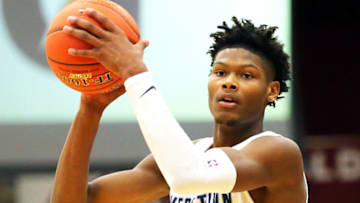 SPRINGFIELD, MA - JANUARY 15: Cam Reddish #22 of Westtown School looks to shoot the ball in a game against IMG Varstiy National during the 2018 Spalding Hoopall Classic at Blake Arena at Springfield College on January 15, 2018 in Springfield, Massachusetts. (Photo by Adam Glanzman/Getty Images)