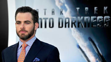 HOLLYWOOD, CA - MAY 14: Actor Chris Pine arrives at the premiere of Paramount Pictures' "Star Trek Into Darkness" at Dolby Theatre on May 14, 2013 in Hollywood, California. (Photo by Frazer Harrison/Getty Images)