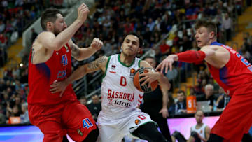 MOSCOW, RUSSIA - APRIL 20: Shane Larkin,
